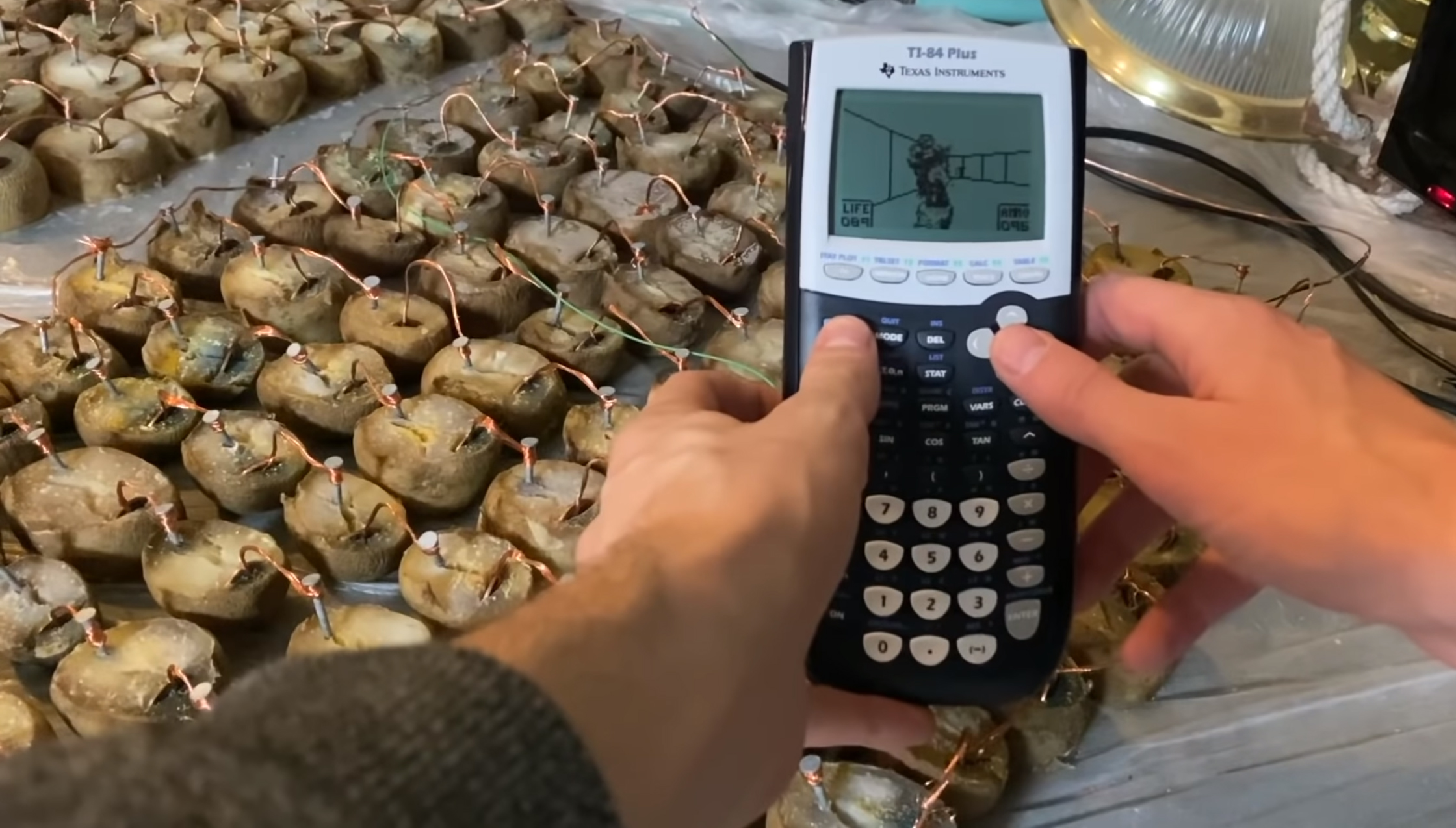 Here's Doom running on 100 pounds of moldy potatoes | PC Gamer