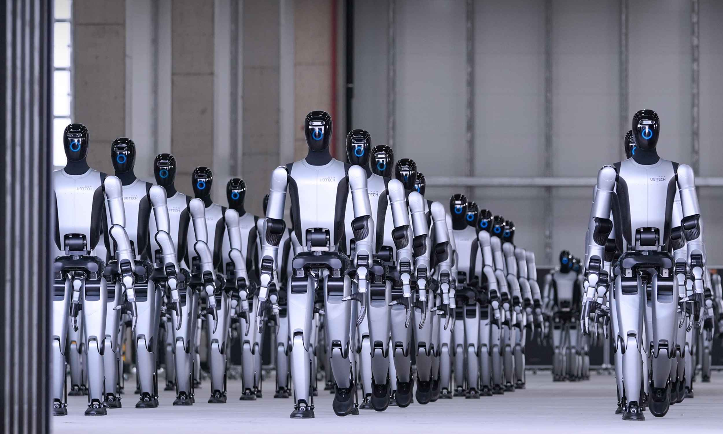 Surreal humanoid robots are set to begin border patrol duties between China and Vietnam